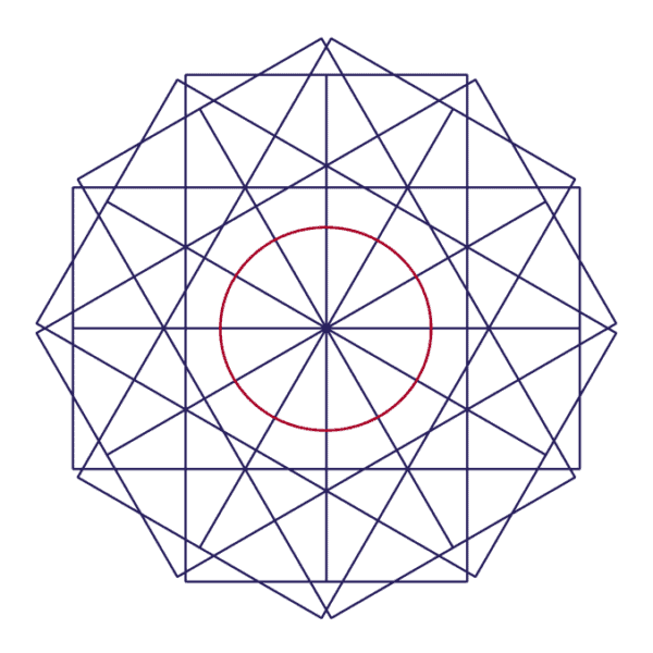 Abstract wireframe illustration representing global family office services