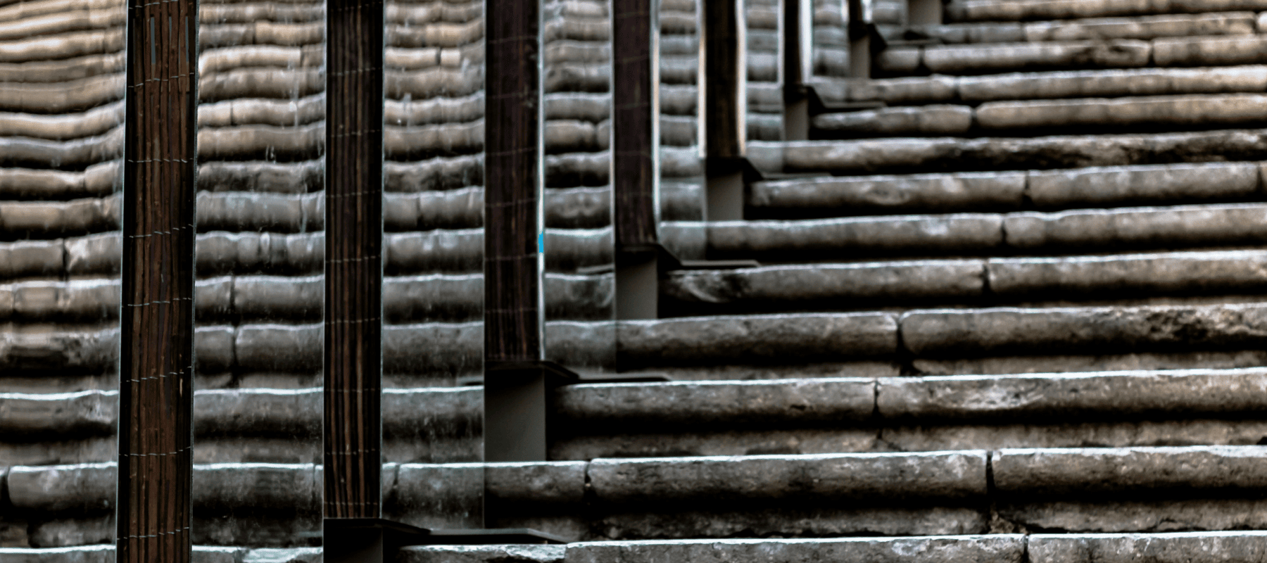 Stone steps forming a structured path, representing a disciplined and phased approach to building an AI strategy for a single-family office